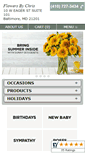 Mobile Screenshot of flowersbychris.com